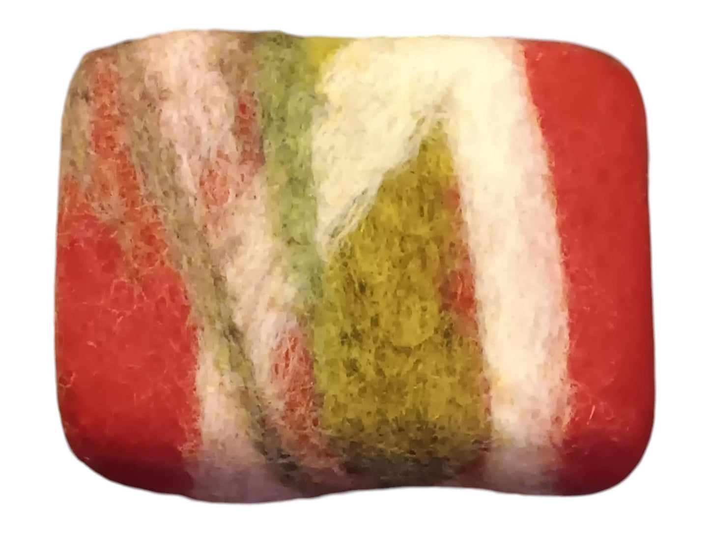 Christmas Yule Felted Wool Goat Milk Soap Bar