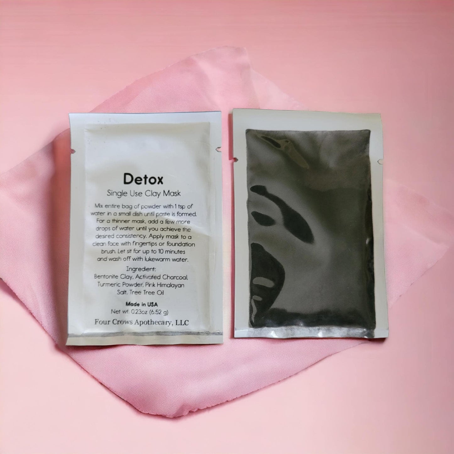 All Natural Clay Facial Masks | Single Use Packets