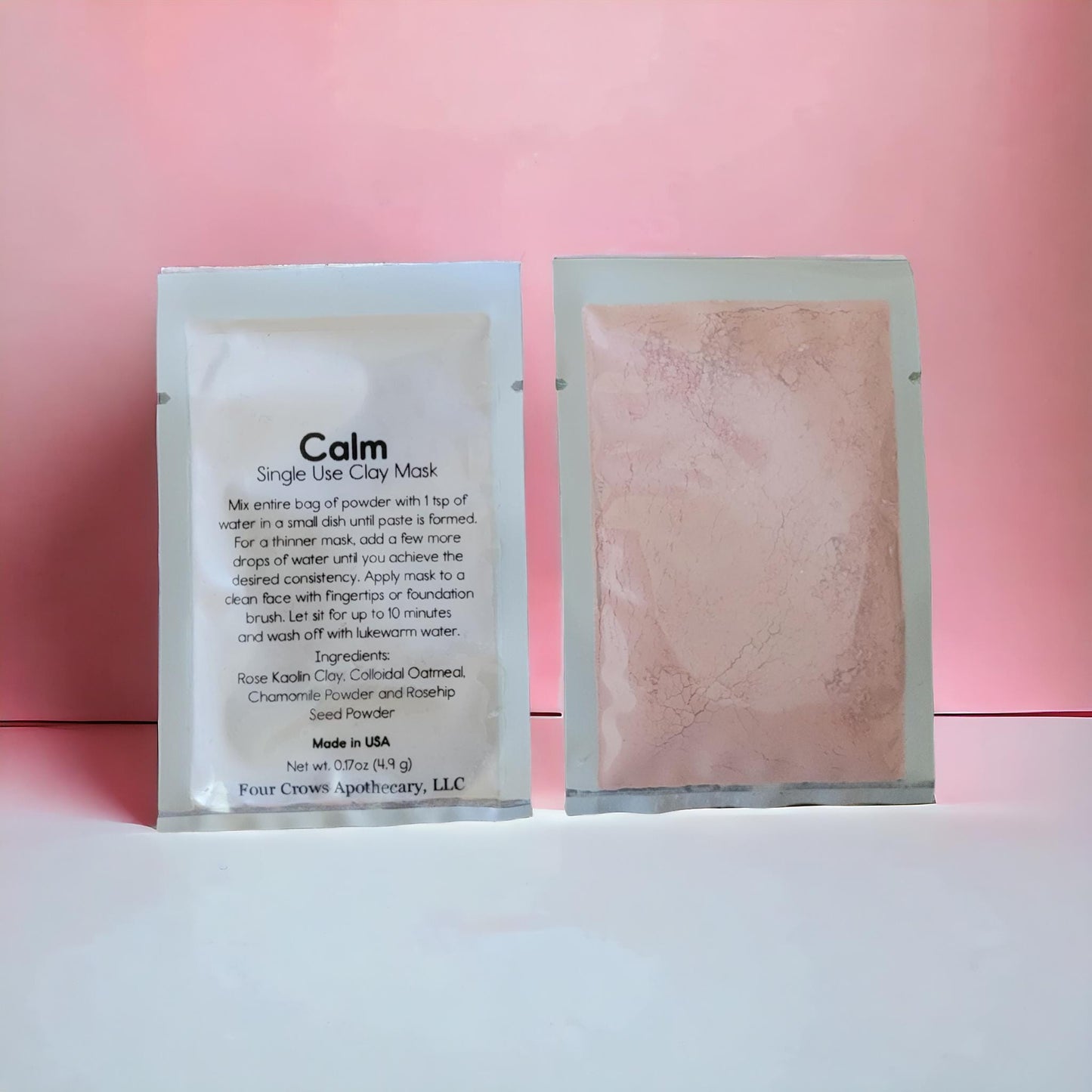 All Natural Clay Facial Masks | Single Use Packets