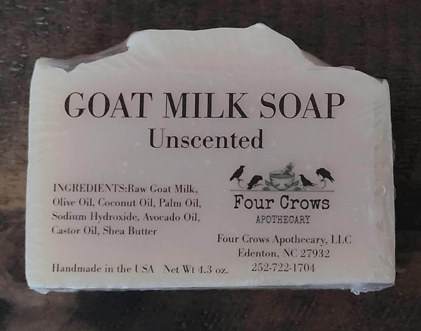 Goat Milk Soap Bar Natural Paraben Free Moisturizing