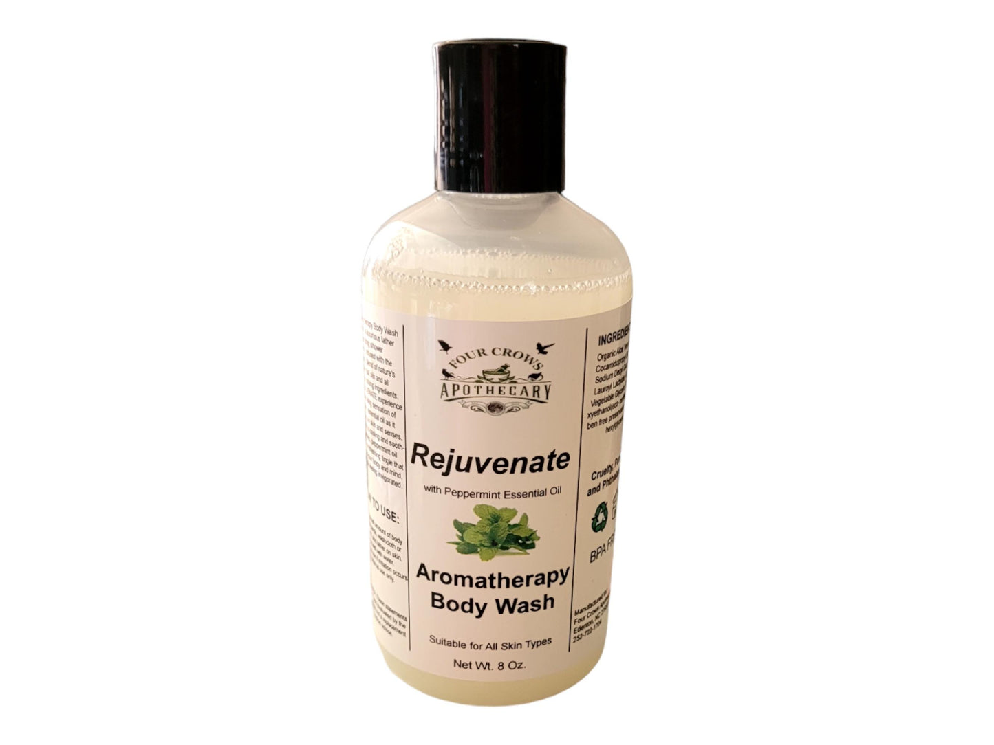 Natural Body Wash Shower Gel~ lavender|peppermint|lemongrass|cedarwood