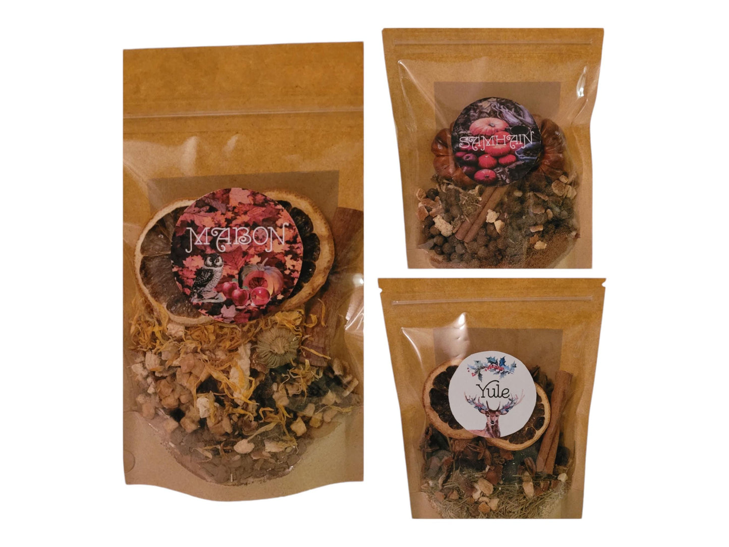 Wheel of the Year Simmer Pots Mabon Samhain Yule Sabbats