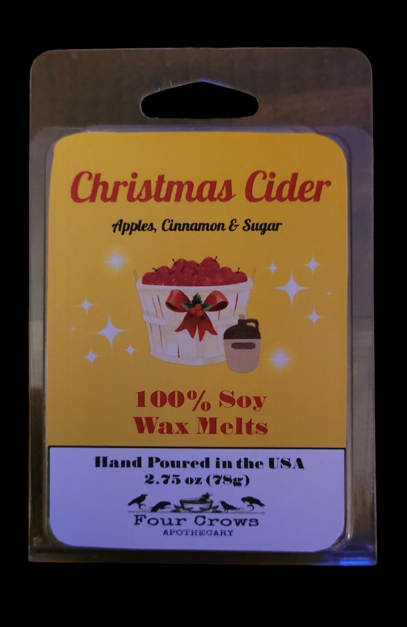 Soy Wax Melts 2.75 oz. (6 cubes) Essential Oil Infused Fragrances Handpoured in the USA 100% Soy Wax Phthalate Free