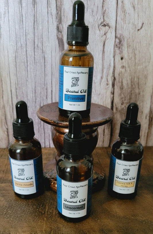All Natural Moisturizing Beard and Mustache Oil