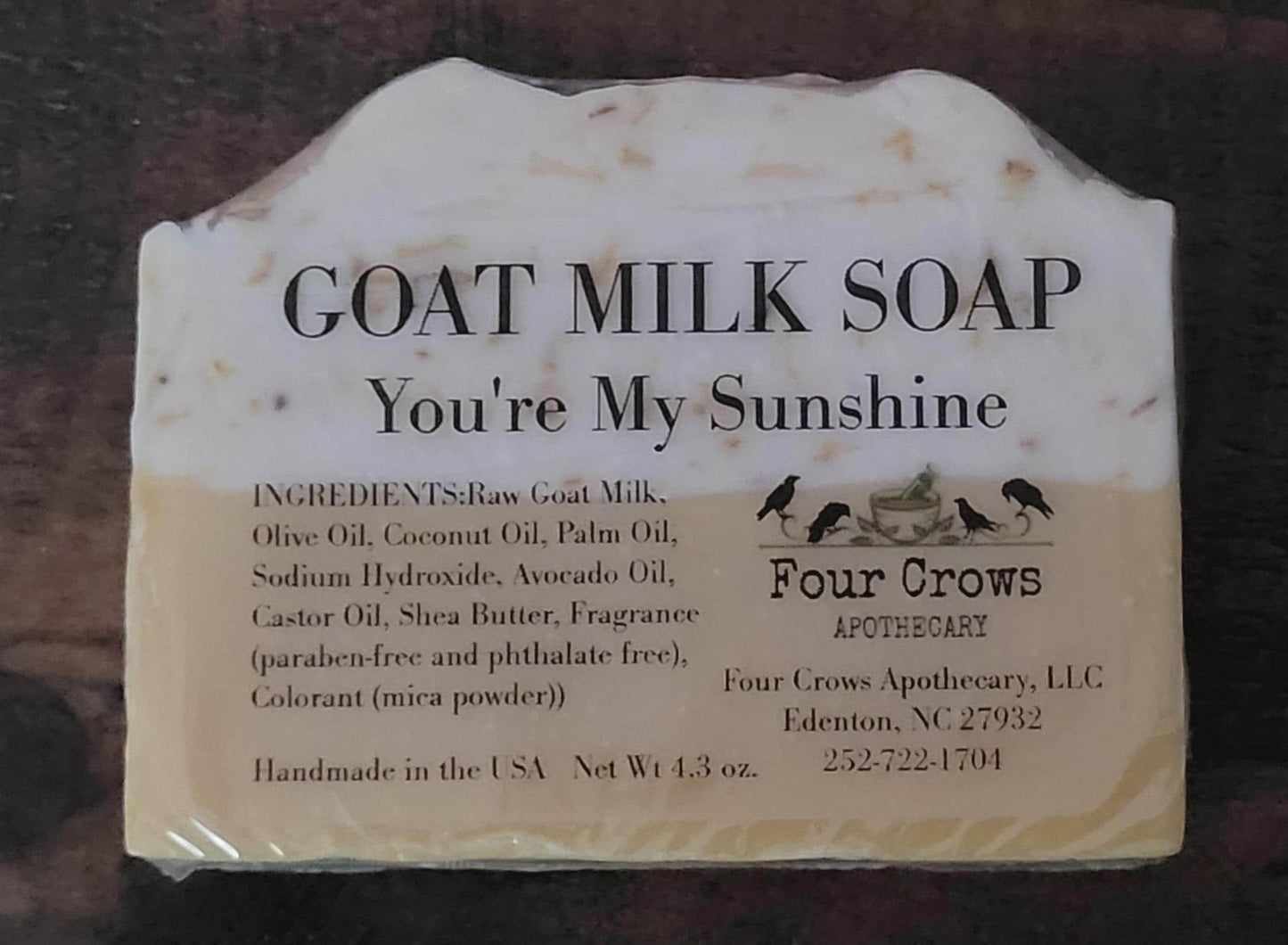Goat Milk Soap Bar Natural Paraben Free Moisturizing