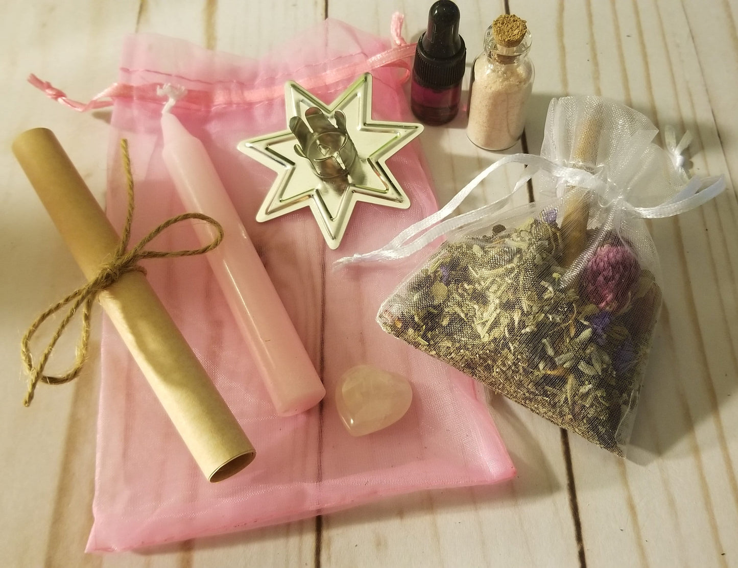Candle Manifestation Spell Kits for Love, Healing and Prosperity
