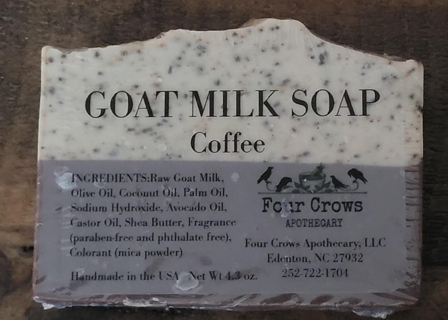 Goat Milk Soap Bar Natural Paraben Free Moisturizing
