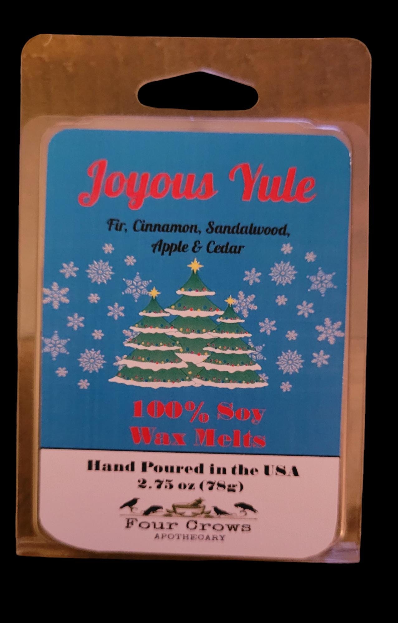 Soy Wax Melts 2.75 oz. (6 cubes) Essential Oil Infused Fragrances Handpoured in the USA 100% Soy Wax Phthalate Free