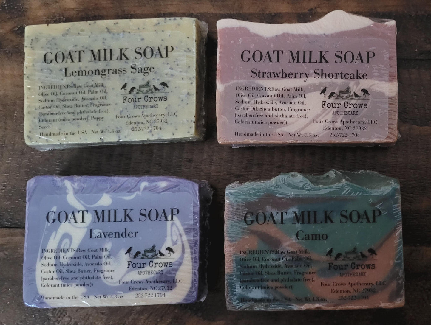 Goat Milk Soap Bar Natural Paraben Free Moisturizing