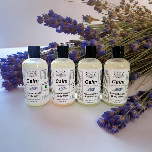 Natural Body Wash Shower Gel~ lavender|peppermint|lemongrass|cedarwood