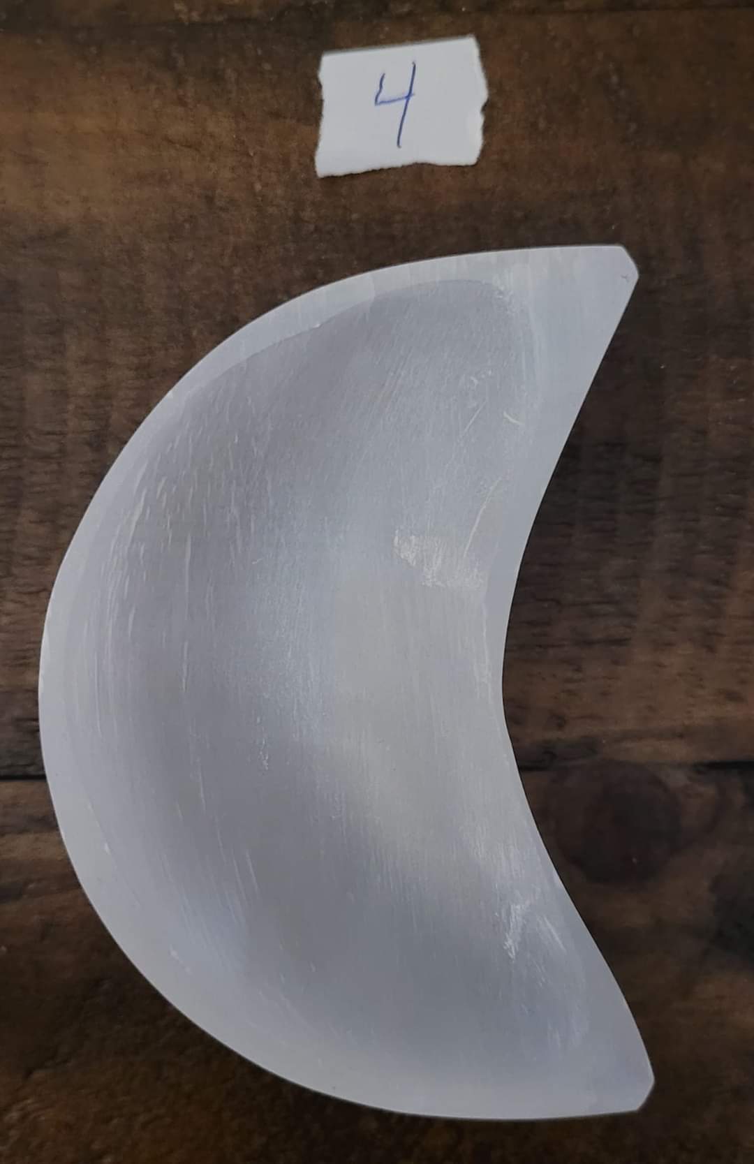 Selenite Crescent Moon Charging/Cleansing Bowls